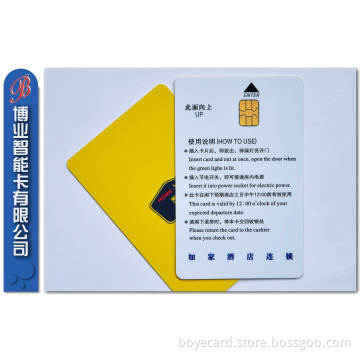 SGS Approved PVC IC Chip Hotel Card